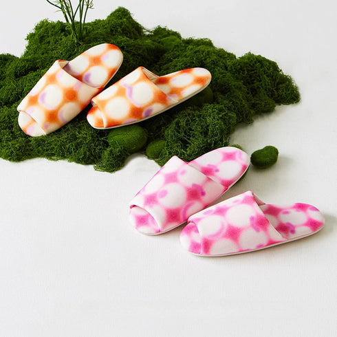 Breezy Watercolor Dot House Slippers