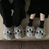 Plush Seal Winter House Slippers