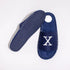 Trendy Letter X Stitched Slides