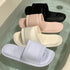 Minimalist Ribbed Soft Shower Slides