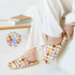 Cartoon Animal Print House Slides