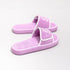 Chunky Terry Cloth Platform Slides