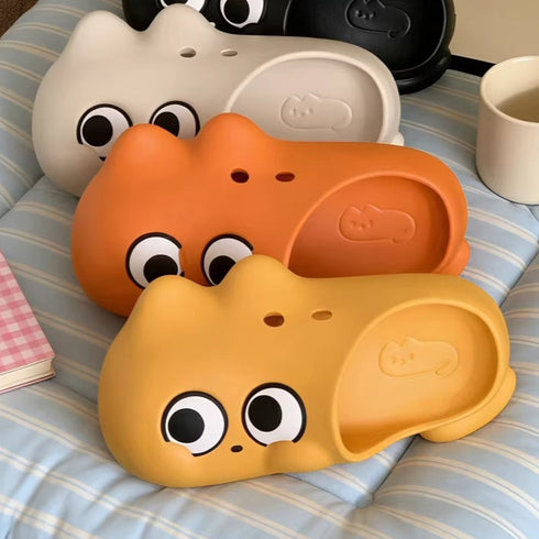 Quirky Big Eyes Cartoon Clogs