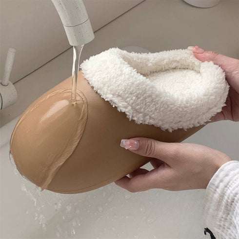 Cozy Waterproof Puffy Bread Slippers