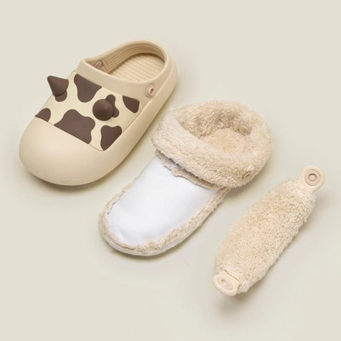 Moo Moo Horned Winter Clogs