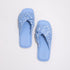 Breezy Floral Scrunch Indoor Slides