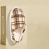 Retro Plaid Chunky Platform Slippers