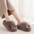 Fuzzy Platform Strap Slippers