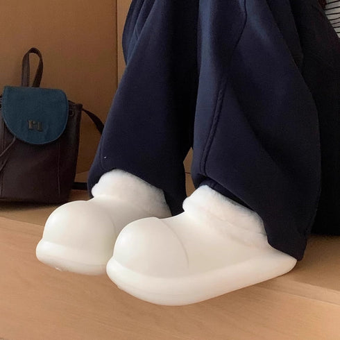 Puffy Shell Lined Winter Clogs