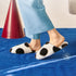 Retro Polka Dot Plush Slippers