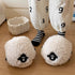 Playful Lamb Fleece Platform Slippers