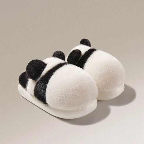 Giant Panda Furry Indoor Slippers