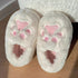 Fuzzy Cat Paw Plush Slippers