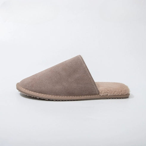 Low-Profile Fleece Lounge Slippers