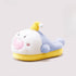 Cartoon Shark Hat Plush Slippers