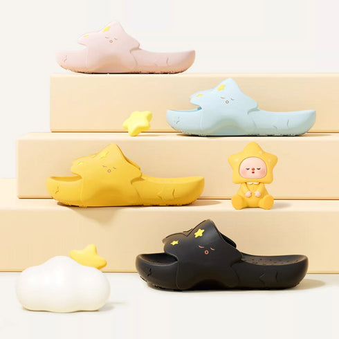 Sleepy Star Face Platform Slides