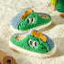 Fuzzy Dinosaur Plush Winter Slippers