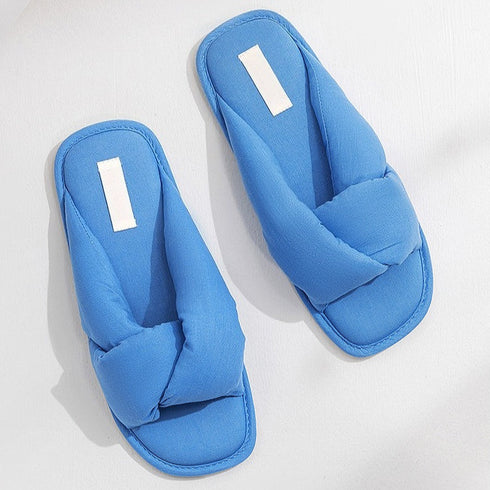 Plush Cross-Knot Indoor Slides