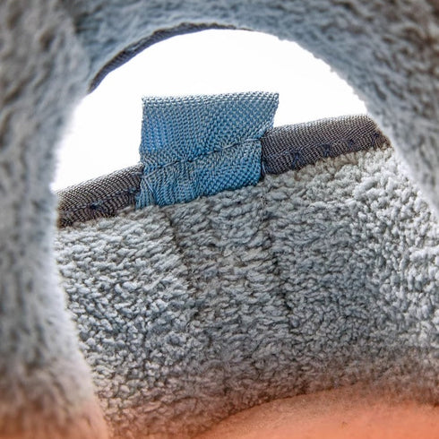 Fuzzy Shark Fin Toddler Slippers