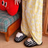 Striped Bunny Paw Lounge slippers