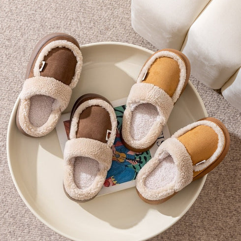 Cozy Thick Sole Plush Slippers