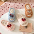 Fun Pony Patch Fuzzy Slippers