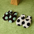 Retro Polka Dot Plush Slippers