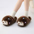 Whimsical Hedgehog Plush House Slippers