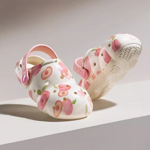 Breezy Graphic Summer Kids Clogs
