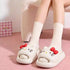 Whiskered Kitty Bow Foam Slides