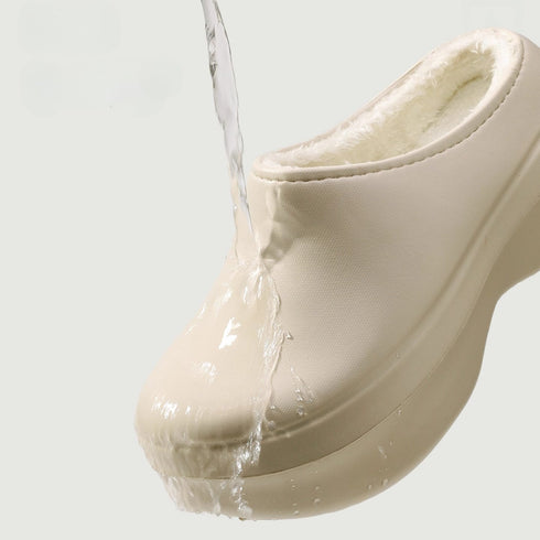 Splash Proof Fuzzy Chunky Clogs