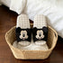 Plaid Mouse Ear Indoor Slides