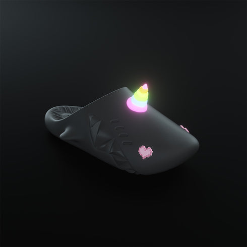 Sharkicks Pro Mule - 유니콘, 픽셀 하트 눈