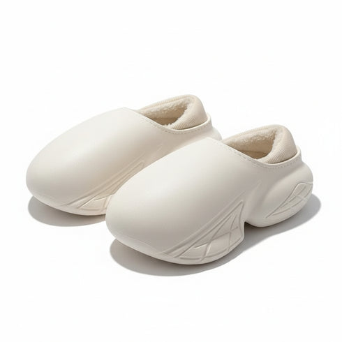 Puffy Shell Fleece-Lined Clogs
