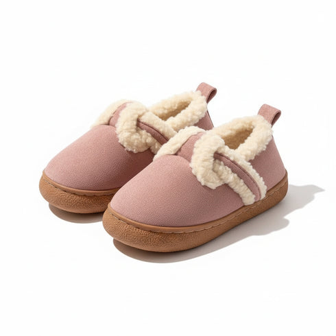 Snug Wrap-Band Fleece Slippers