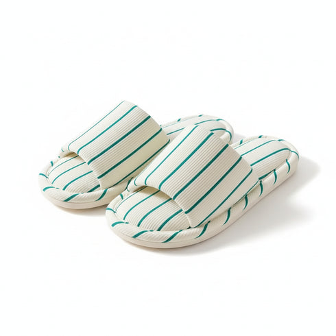 Striped Pillow-Soft Home Slides