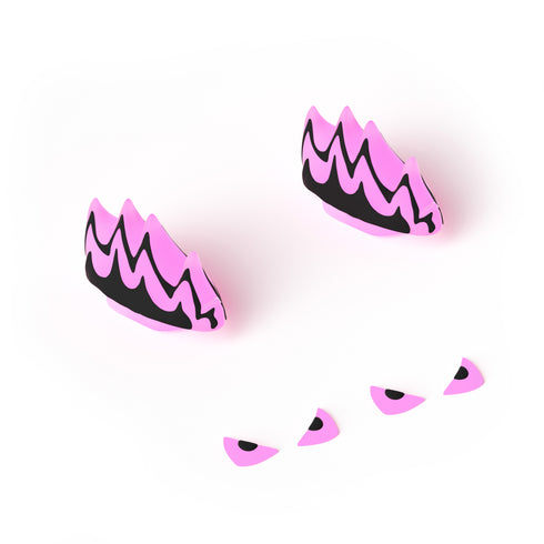 Sharkicks Pro 頂點核怪獸鰭和眼睛配件