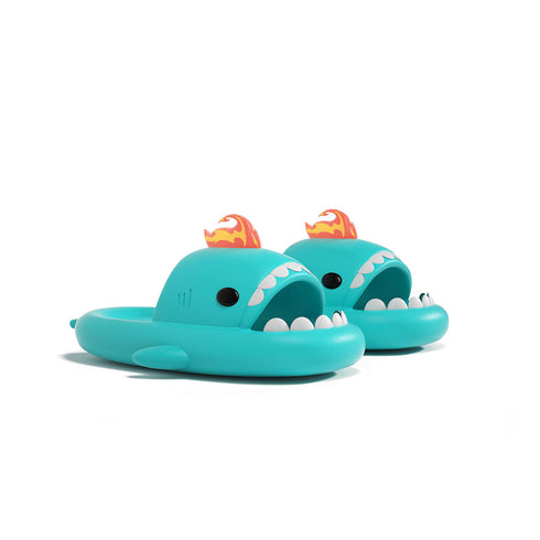 Sharkicks Basic - Ciabatte Squalo Kaiju di Fuoco