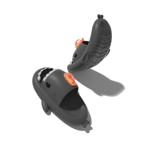 Sharkicks Basic - Ciabatte Squalo Kaiju di Fuoco