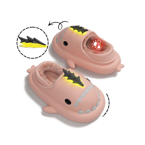 Sharkicks Basic - Winter Lightning Dragon Heel-covered Shark Slippers