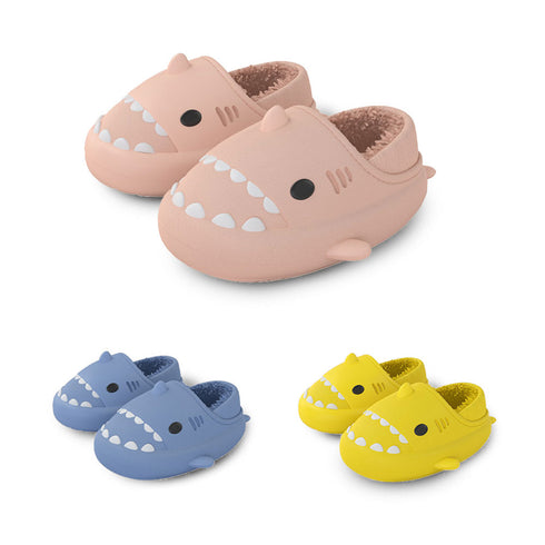 Sharkicks Basic - Hiver, Chaussons Requins Enfants, Talon Couvert