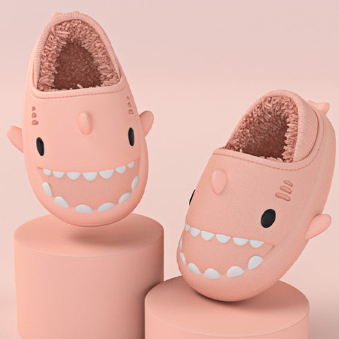 Sharkicks Basic - Hiver, Chaussons Requins Enfants, Talon Couvert