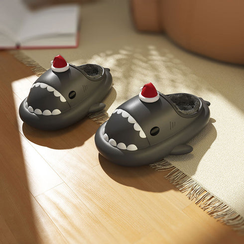 Sharkicks Basic - Mùa Đông, Dép Cá Mập Ông già Noel, Hở Gót