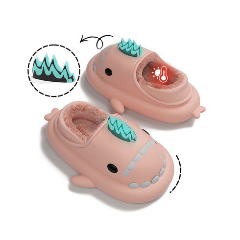 Sharkicks Basic - Winter Nuclear Kaiju Heel-covered Shark Slippers