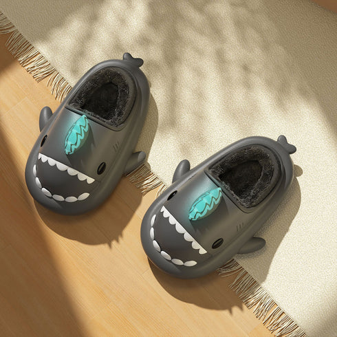 Sharkicks Basic - Winter Nuclear Kaiju Heel-covered Shark Slippers