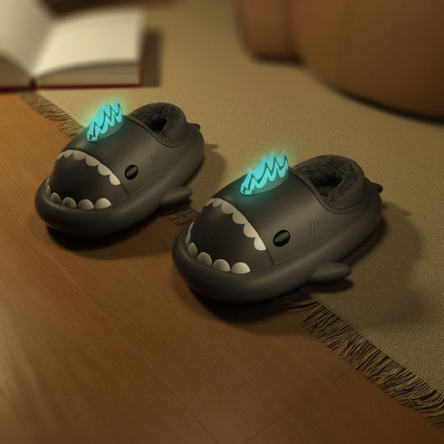 Sharkicks Basic - Winter Nuclear Kaiju Heel-covered Shark Slippers