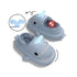 Sharkicks Basic - Winter Whale Spouting Heel-covered Shark Slippers