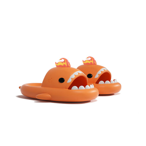 Sharkicks Basic - Ciabatte Squalo Kaiju di Fuoco