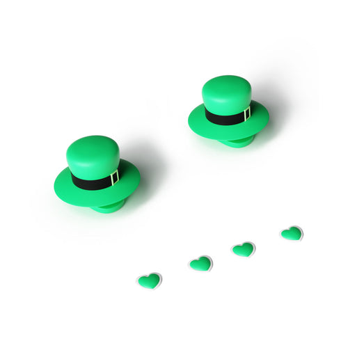 Pinne e Occhi Cappello Verde per Sharkicks Pro