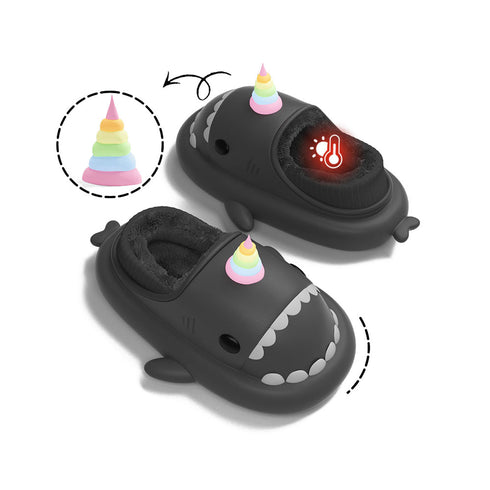 Sharkicks Basic - Mùa Đông, Dép Cá Mập Kỳ Lân, Che Gót